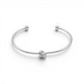 Bracciale Torchon Nodo In Acciaio Inossidabile
