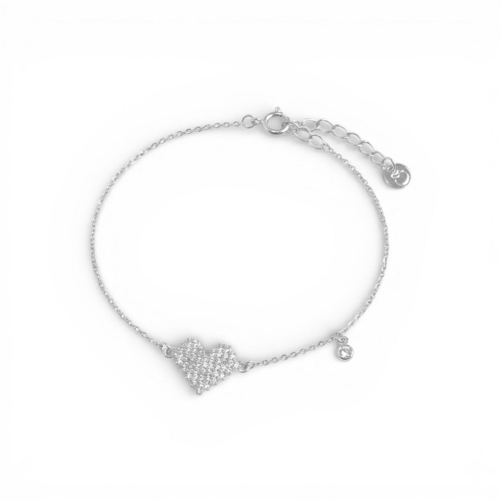 Bracciale Cuore di Luce In Argento 925