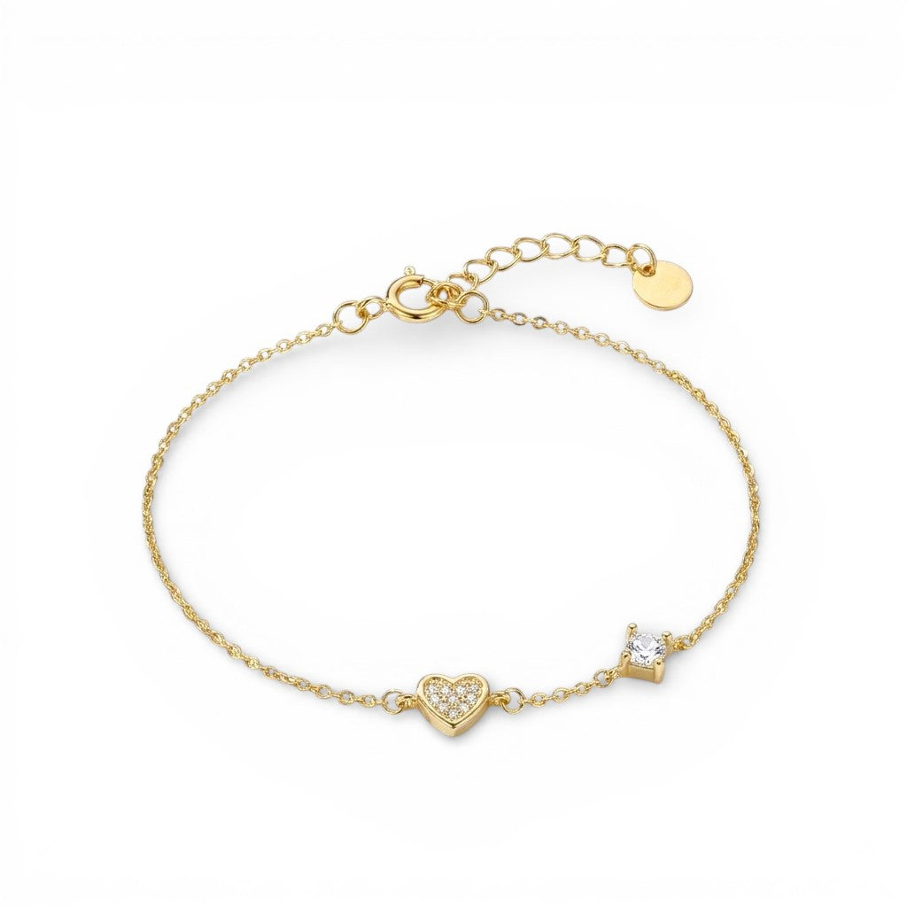 Bracciale Cuore Prezioso In Argento 925