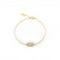 Bracciale Nodo a Tramezzo con Pavé In Acciaio Inossidabile