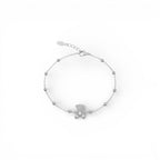Bracciale Orsetto Zirconato In Acciaio Inossidabile