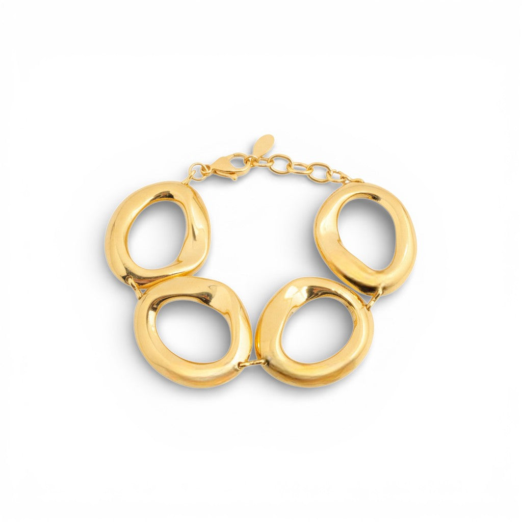 Bracciale a Maglie Ovali In Acciaio Inossidabile
