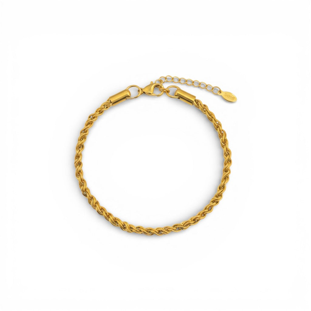 Bracciale Catena a Corda In Acciaio Inossidabile