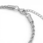 Bracciale Catena a Corda In Acciaio Inossidabile