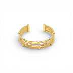 Bracciale Rigido Multifilo con Sfere In Acciaio Inossidabile