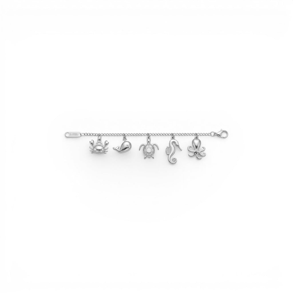 Bracciale Charm Marini in Acciaio Inossidabile