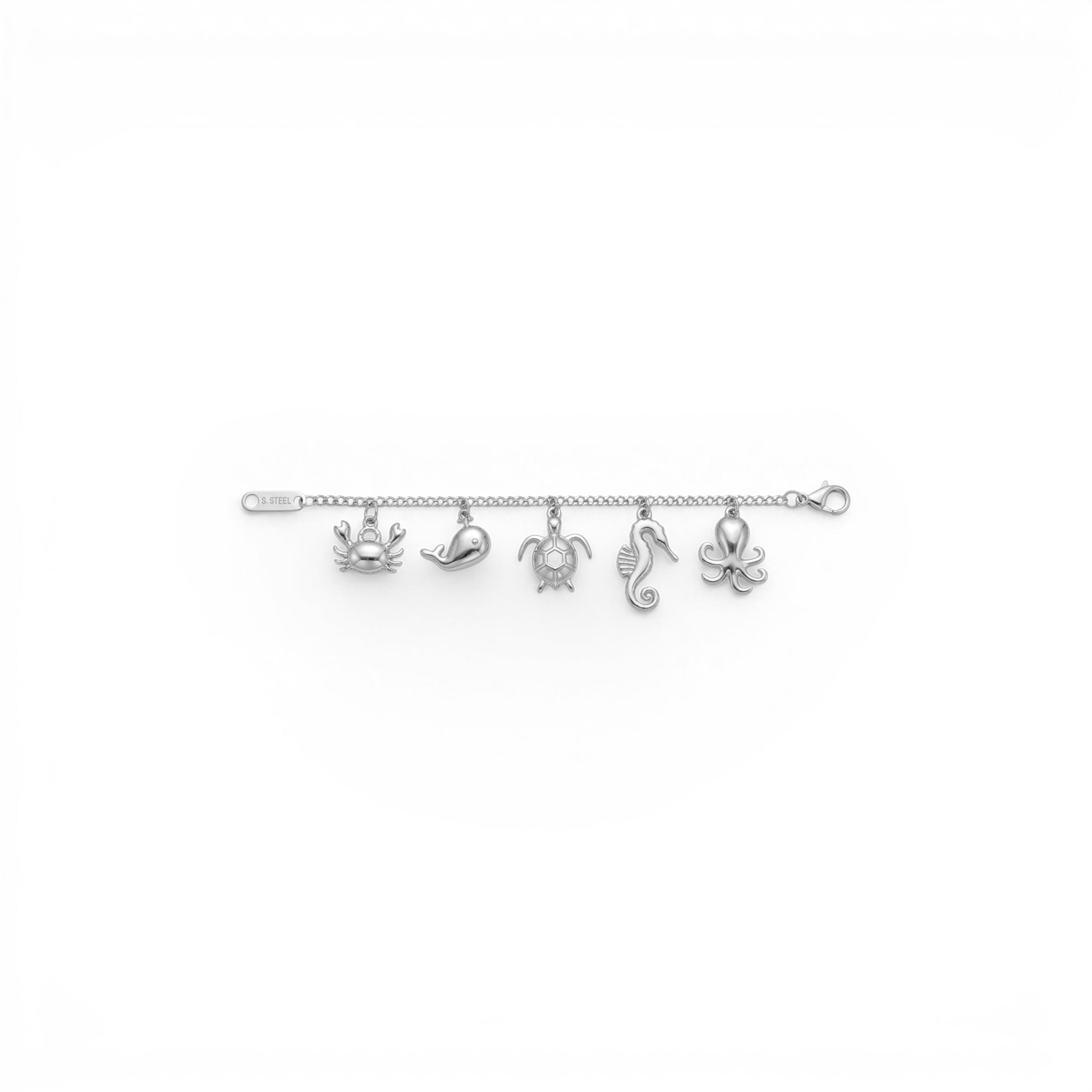 Bracciale Charm Marini in Acciaio Inossidabile