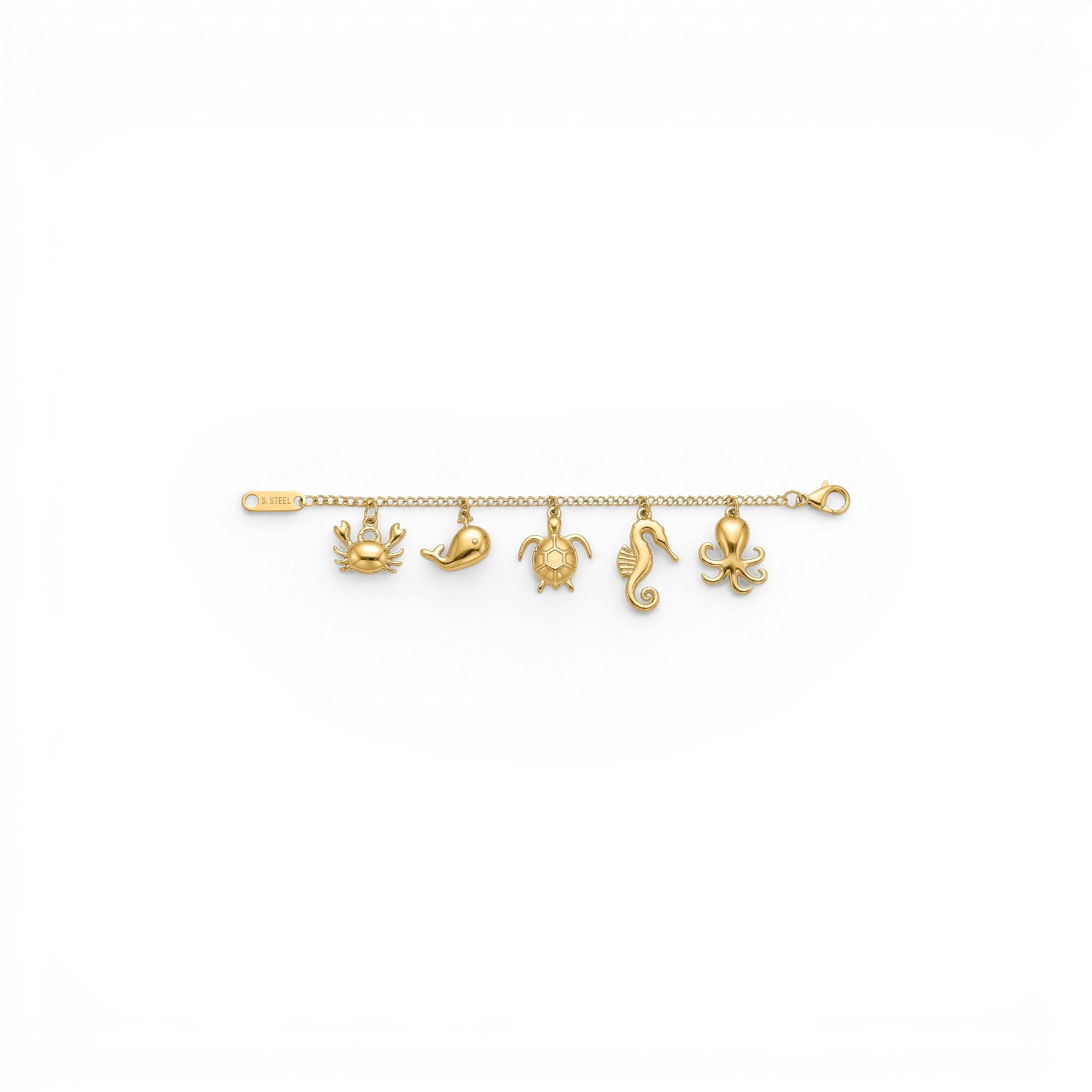 Bracciale Charm Marini in Acciaio Inossidabile