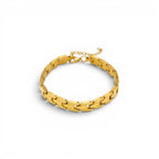 Bracciale a Maglie Geometriche In Acciaio Inossidabile