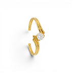 Bracciale Rigido Punto Luce In Acciaio Inossidabile