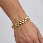 Bracciale Maglia President In Acciaio Inossidabile