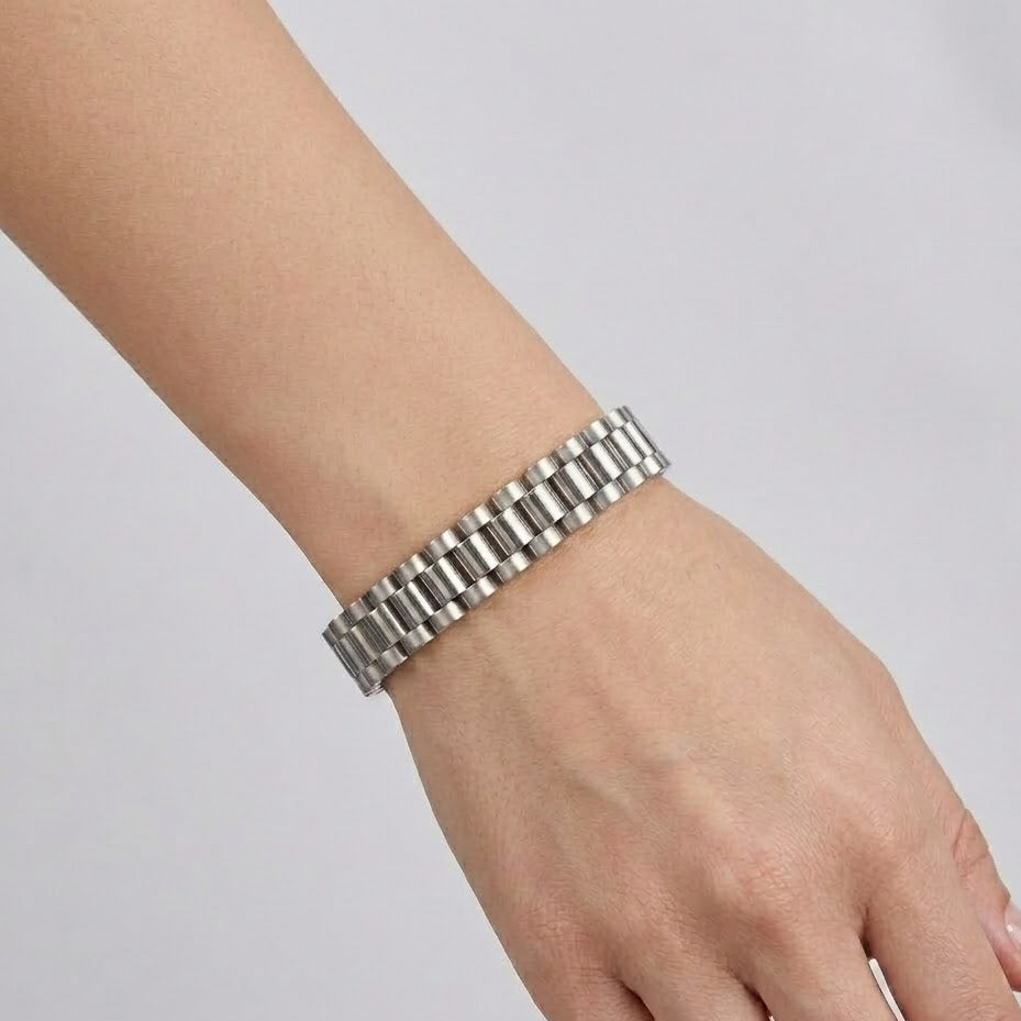 Bracciale Maglia President In Acciaio Inossidabile