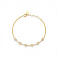 Bracciale Giro di Cuori in Pavé in Argento 925