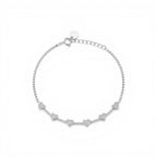 Bracciale Giro di Cuori in Pavé in Argento 925
