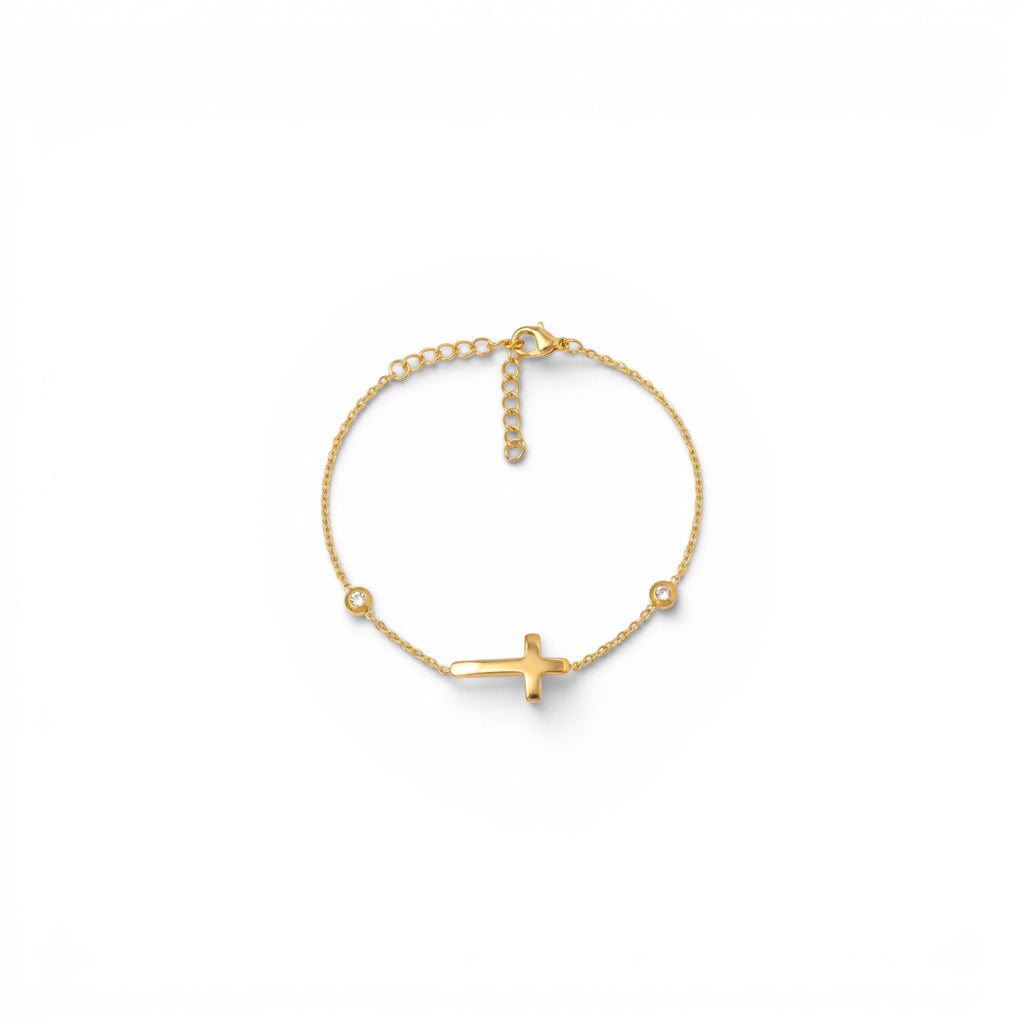 Bracciale Catena Croce In Acciaio Inossidabile
