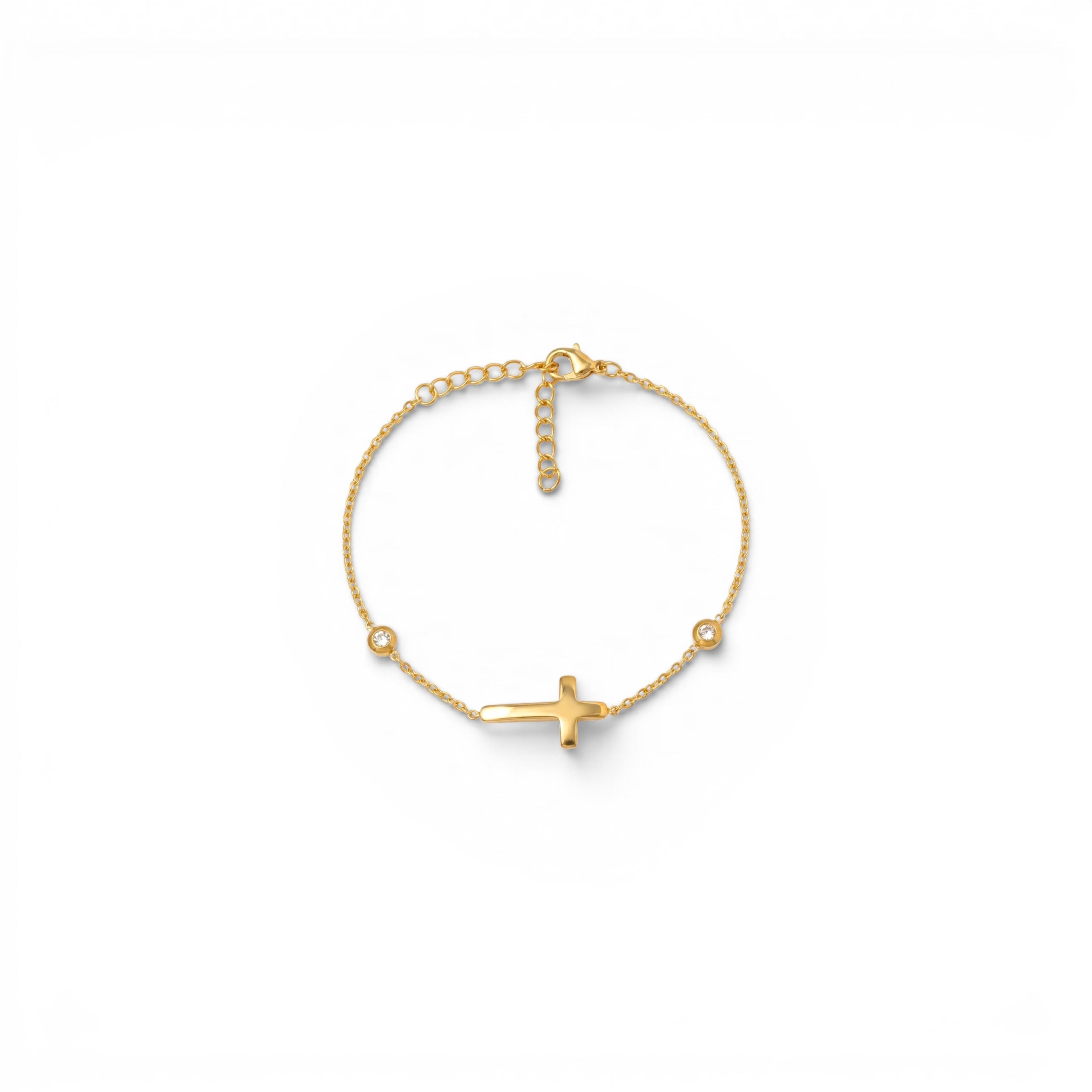 Bracciale Catena Croce In Acciaio Inossidabile