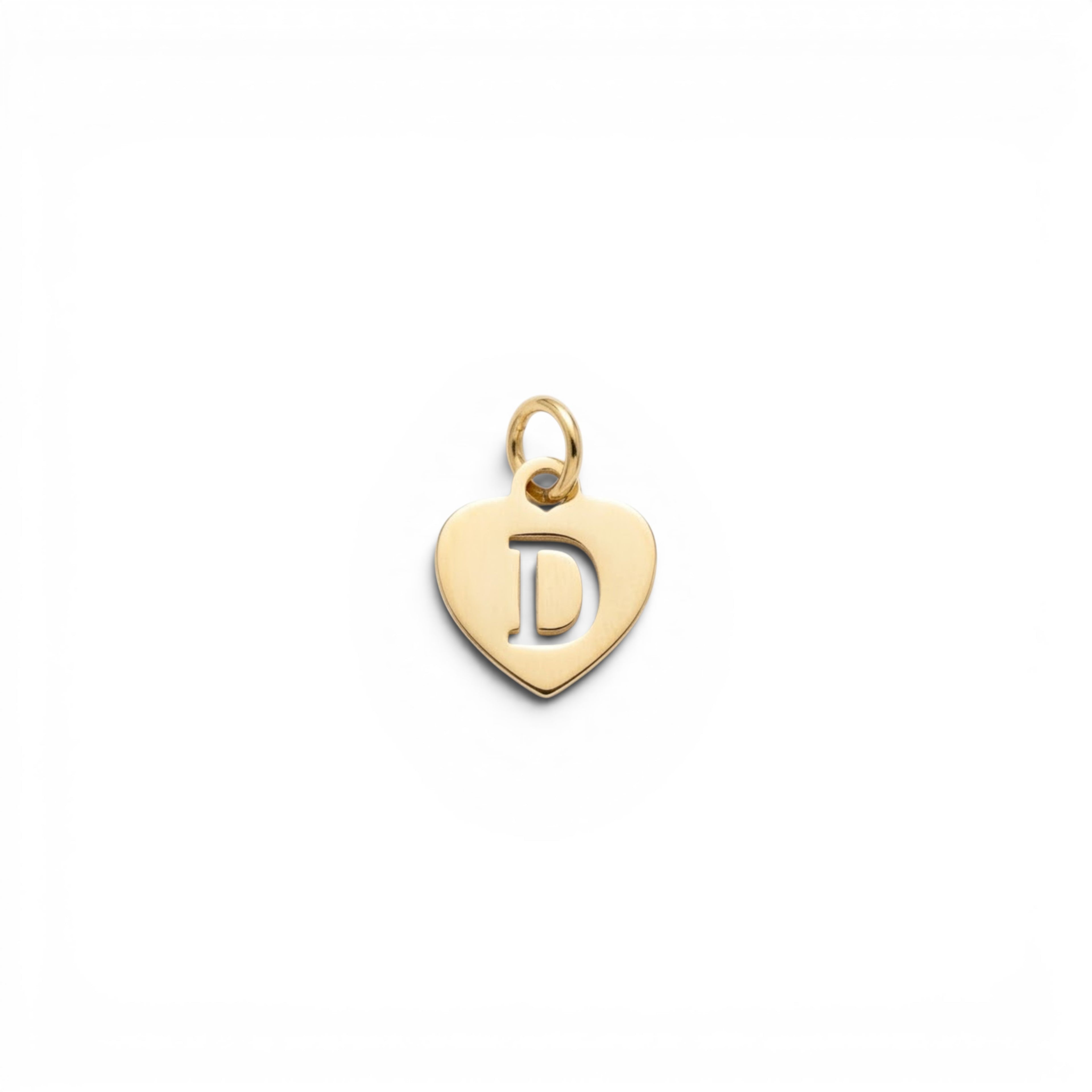 Ciondolo Cuore Iniziale In Argento 925