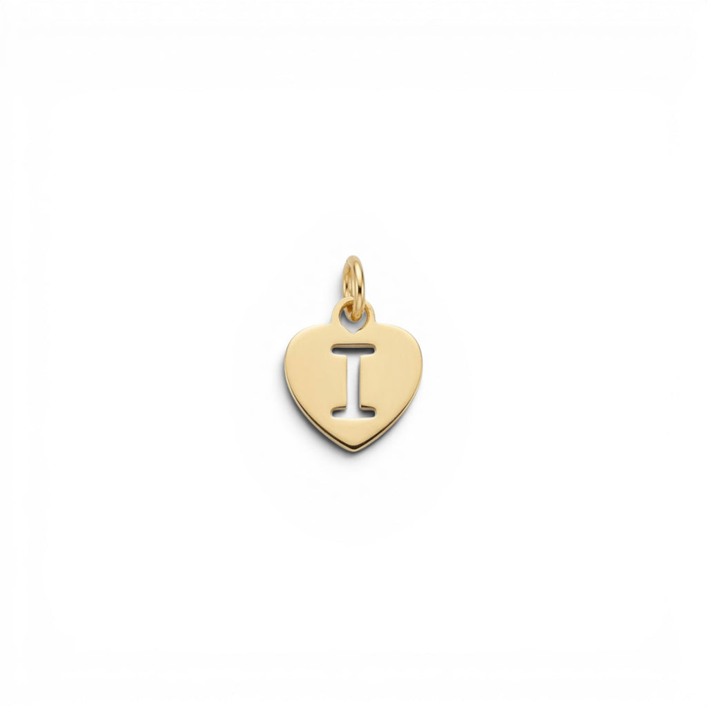Ciondolo Cuore Iniziale In Argento 925