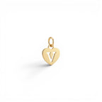 Ciondolo Cuore Iniziale In Argento 925