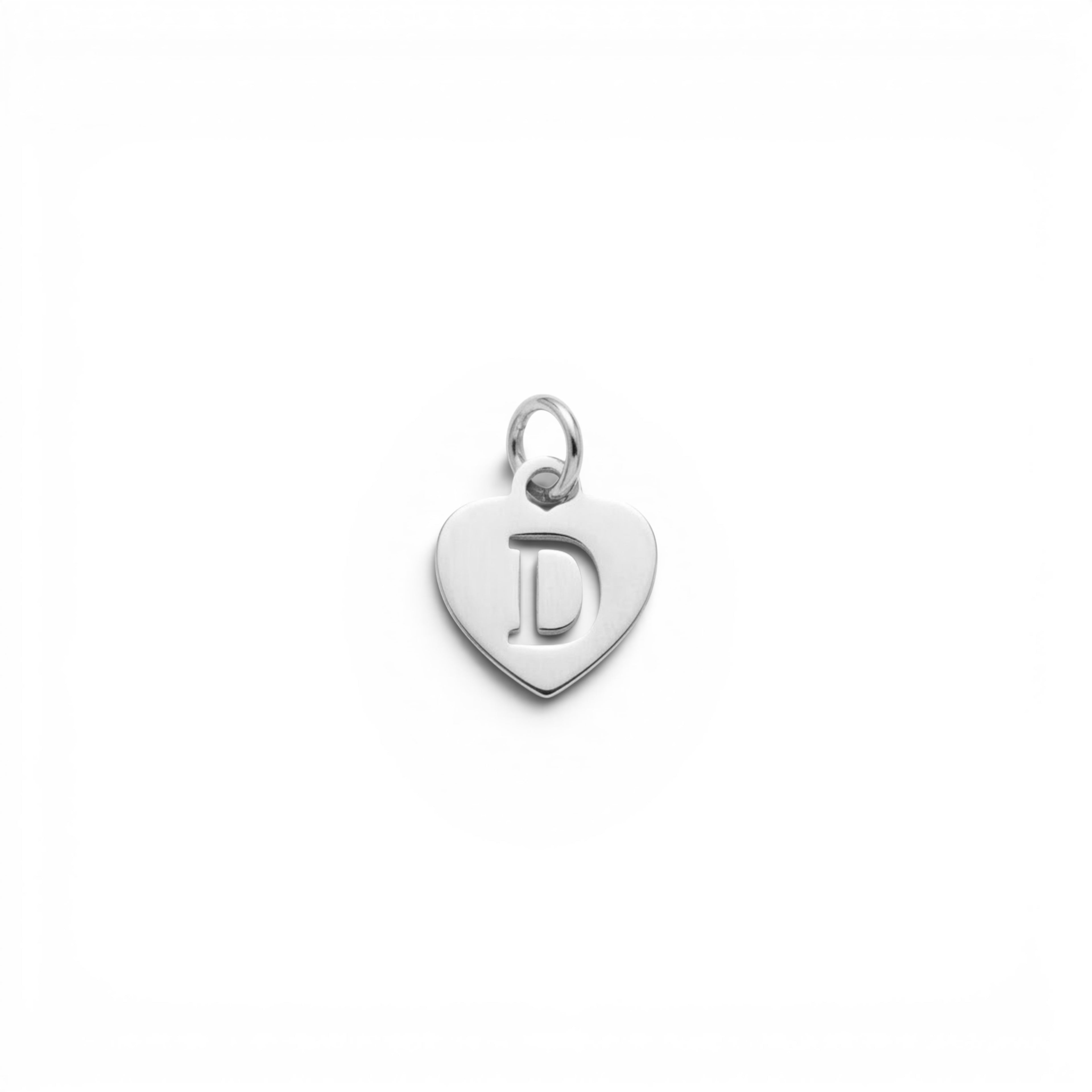 Ciondolo Cuore Iniziale In Argento 925