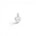 Ciondolo Cuore Iniziale In Argento 925
