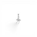 Ciondolo Ballerina con Zirconi In Argento 925