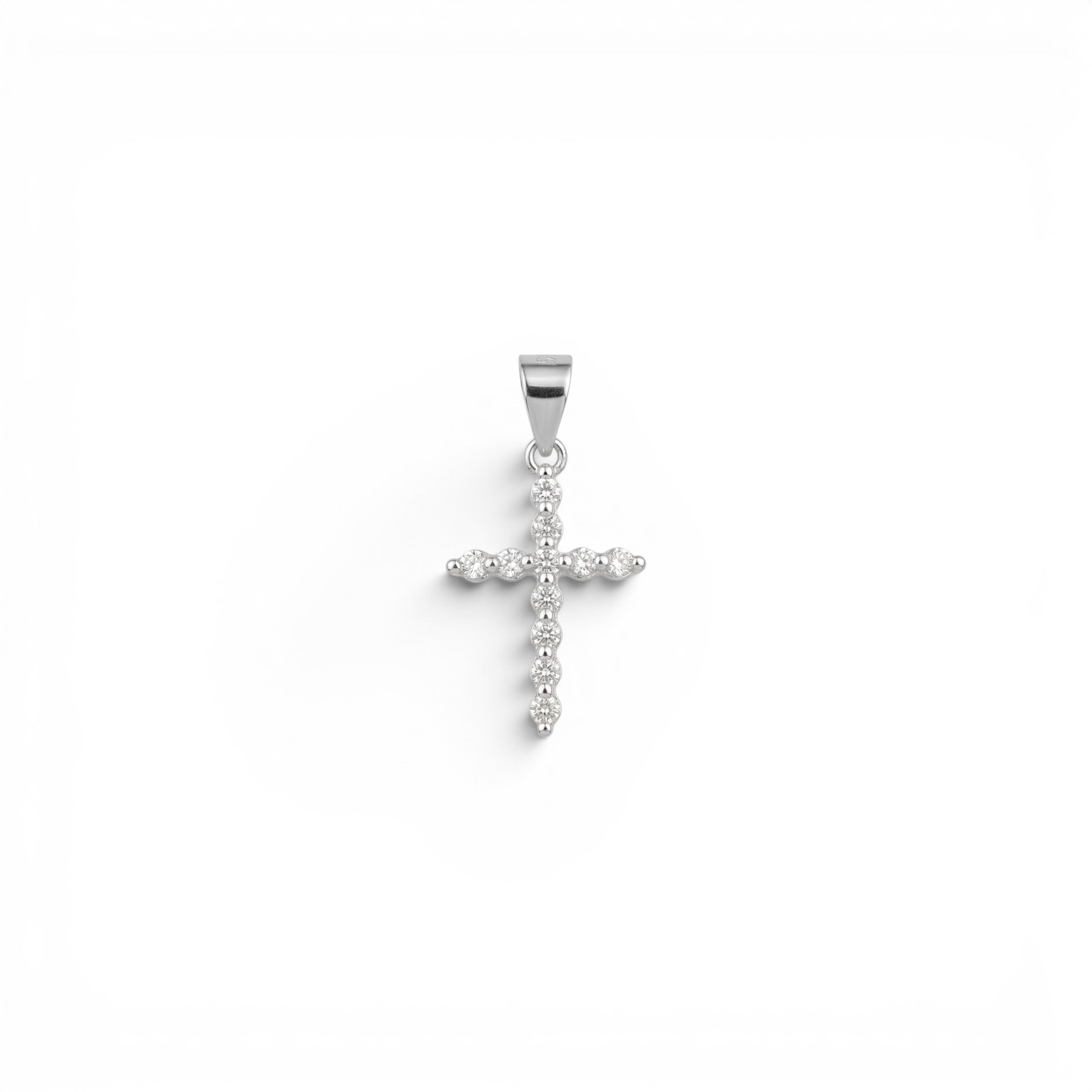 Ciondolo Croce di Punti Luce In Argento 925