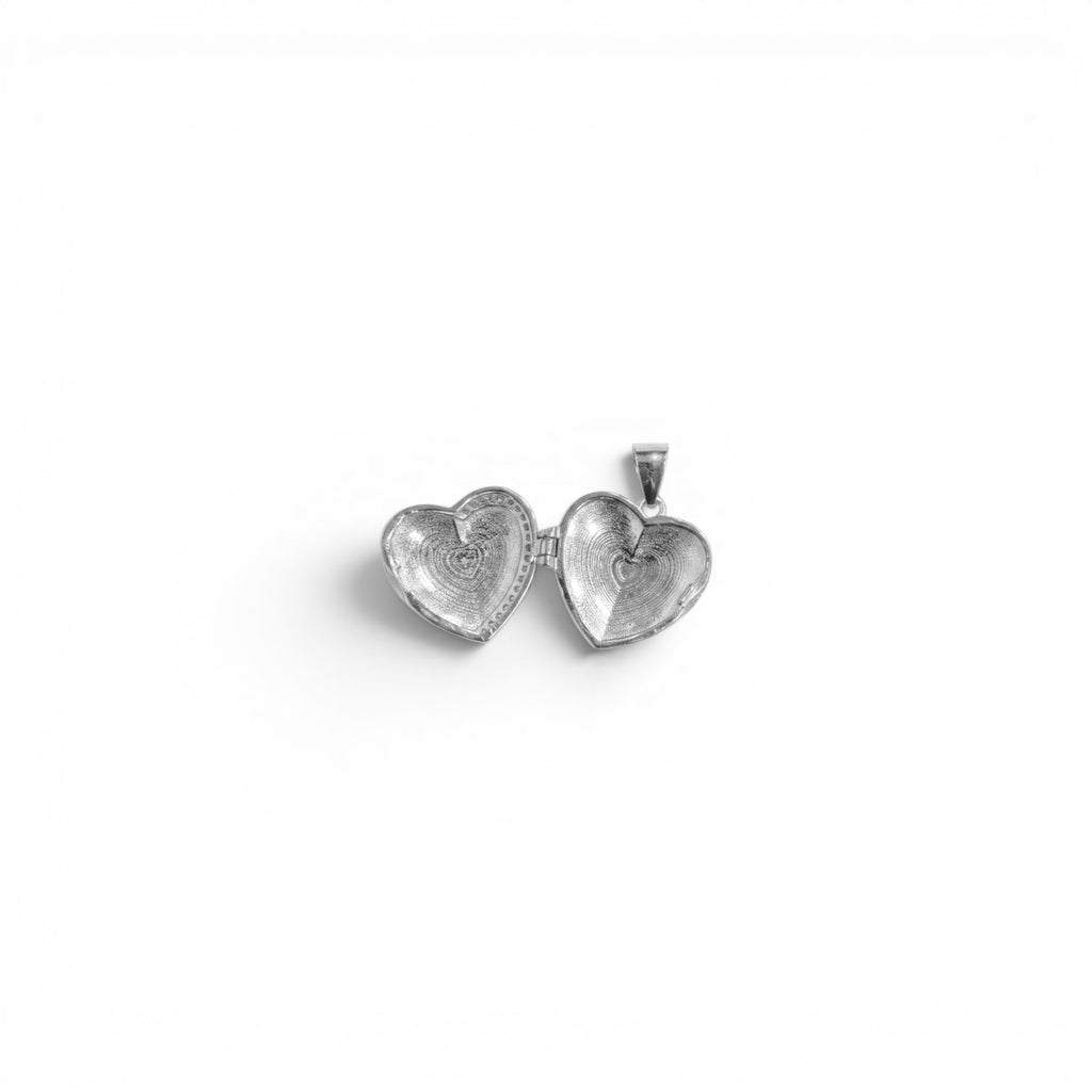 Ciondolo Cuore Personalizzabile e Zirconi In Argento 925