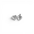 Ciondolo Cuore Personalizzabile e Zirconi In Argento 925