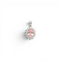 Ciondolo Ovale Kate con Zirconi In Argento 925