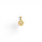 Ciondolo Girasole con Zirconi In Argento 925