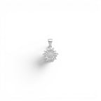 Ciondolo Girasole con Zirconi In Argento 925