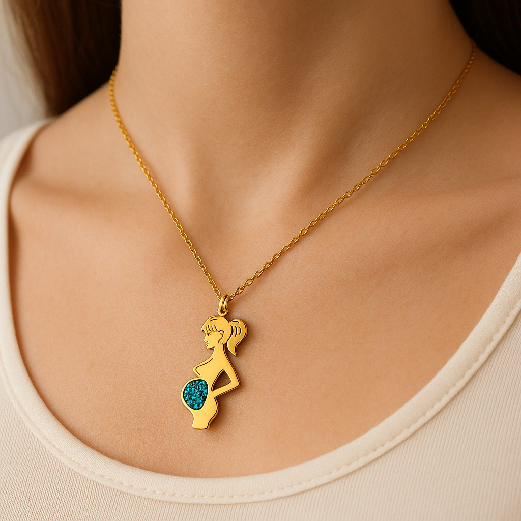 Collana Dolce Maternità in Acciaio