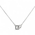 Collana Argento Nodo Geometrico
