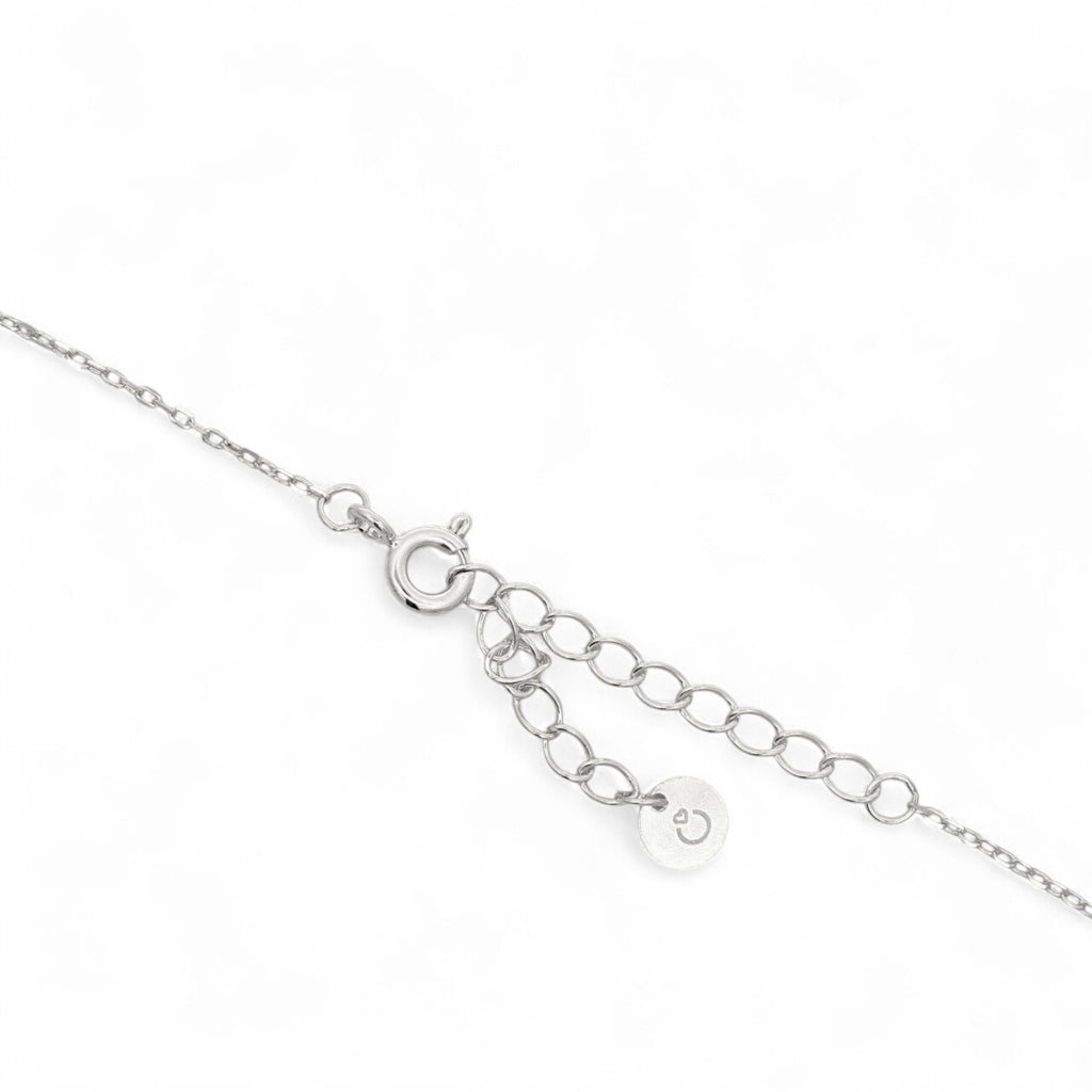 Collana in Argento con Pendente Rettangolare