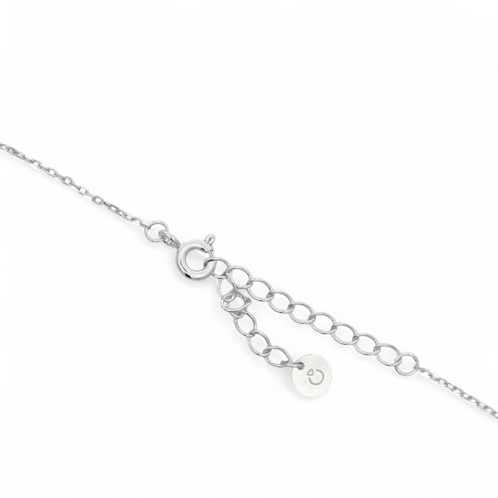 Collana in Argento con Pendente Rettangolare