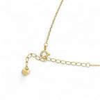 Collana nodo intrecciato brillante in Argento 925