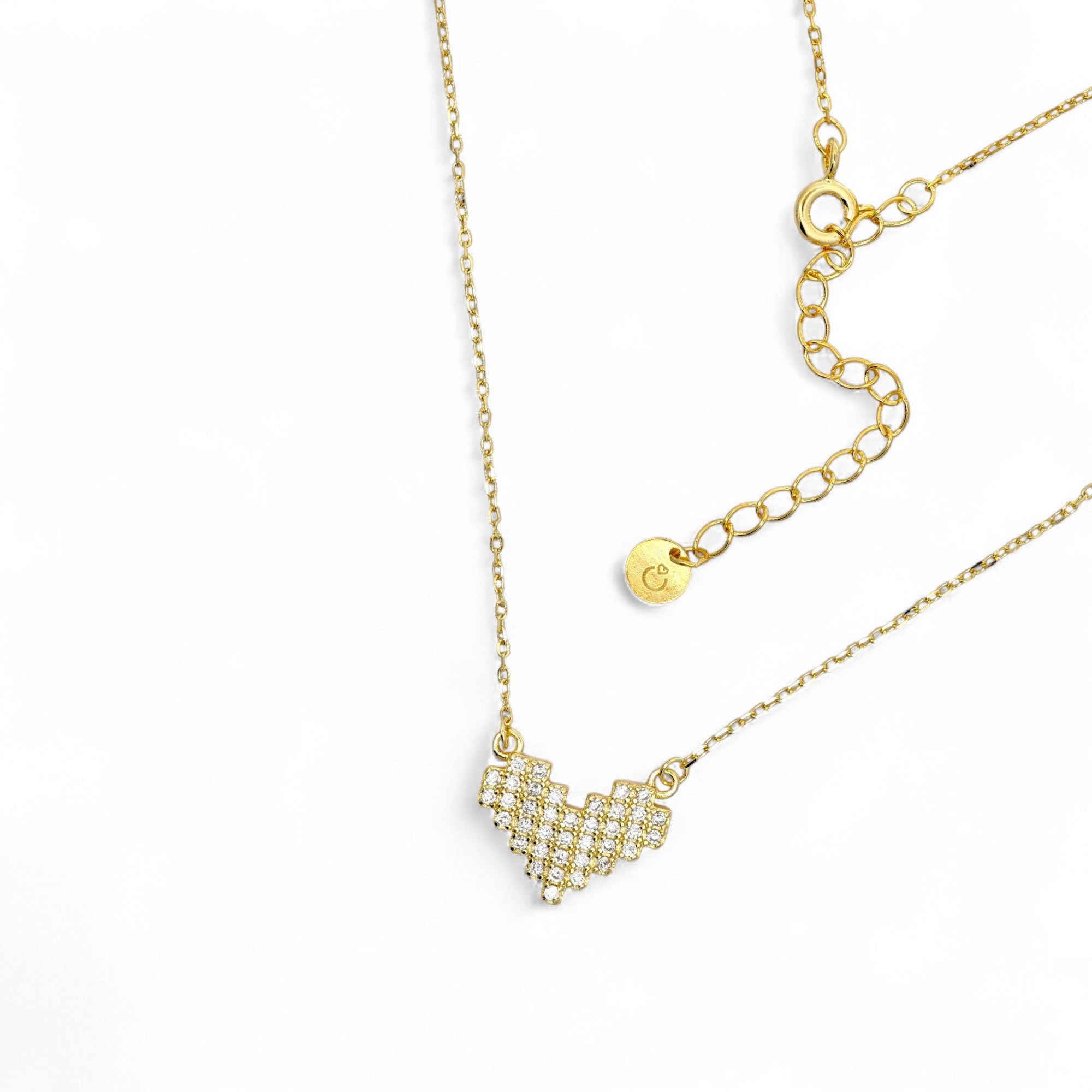Collana Cuore Pixel
