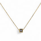 Collana cubo in Argento 925