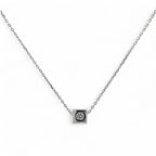 Collana cubo in Argento 925