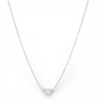 Collana Tennis con Cuore In Argento 925