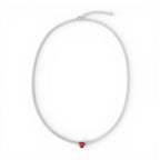 Collana Tennis con Cuore In Argento 925