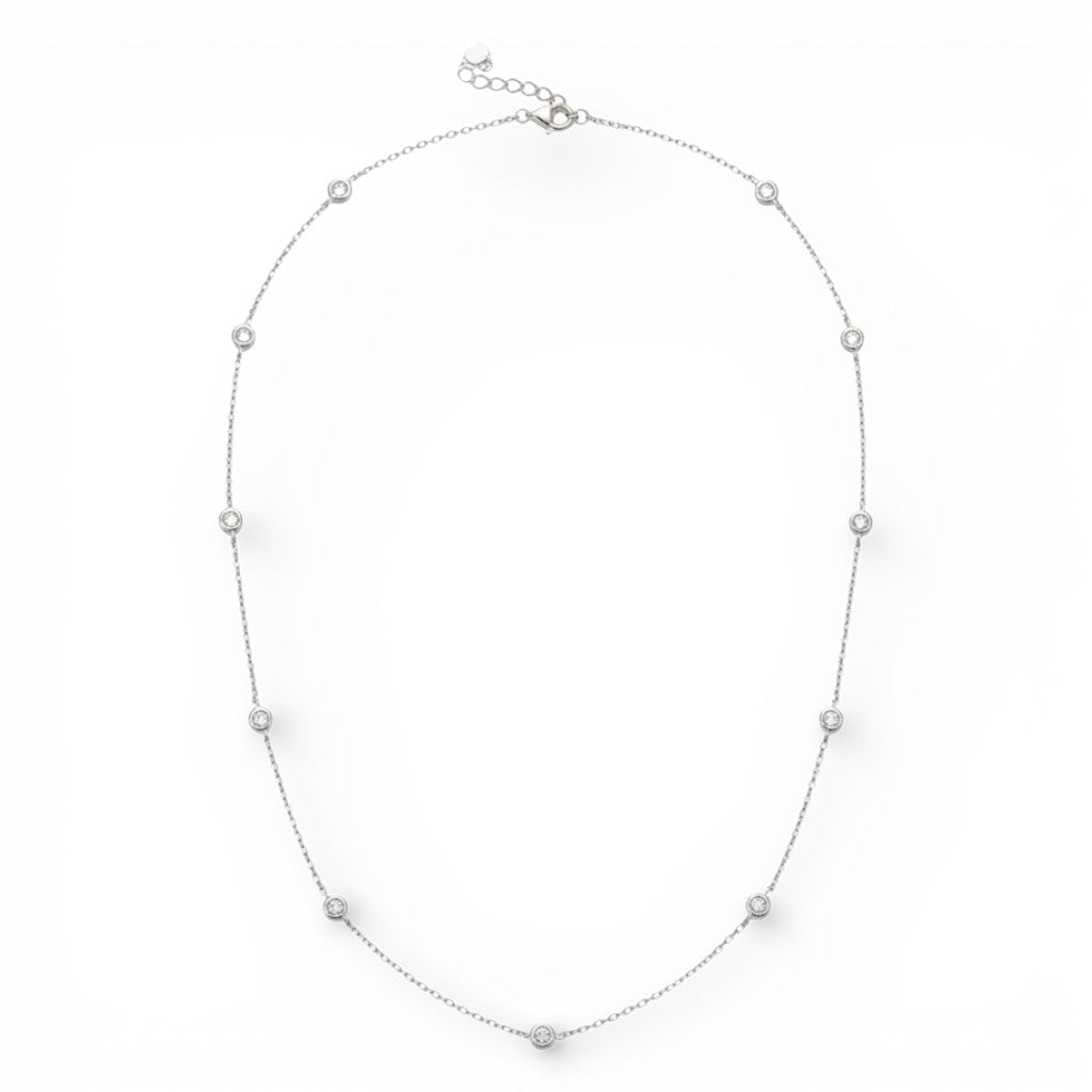 Collana Sfere Di Luce In Argento 925