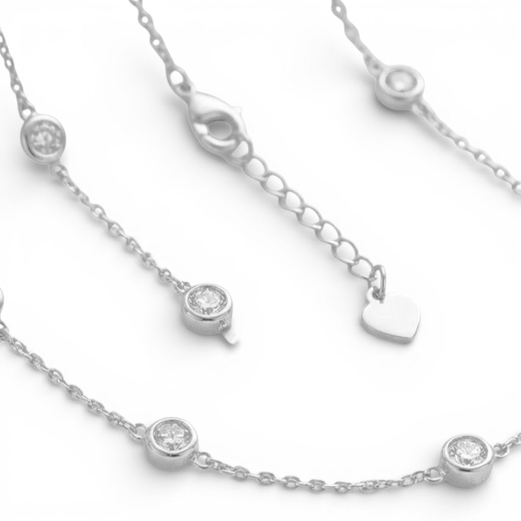 Collana Sfere Di Luce In Argento 925
