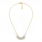 Collana Luce Incastonata con Pendente e Zirconi In Argento 925