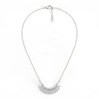 Collana Luce Incastonata con Pendente e Zirconi In Argento 925