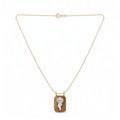 Collana Catenina con Cammeo Corno In Argento 925