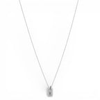 Collana con Pendente Geometrico e Zirconi In Acciaio Inossidabile