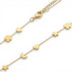 Collana Charms e Portafortuna In Acciaio Inossidabile