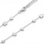 Collana Charms e Portafortuna In Acciaio Inossidabile